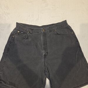 Chic Dark Gray Jean Shorts for Men